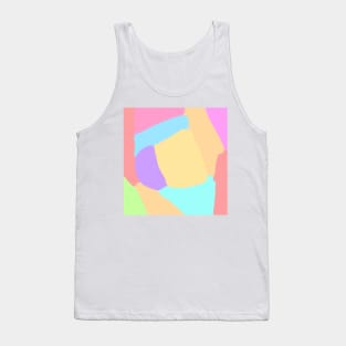 Colorful watercolor abstract texture art Tank Top